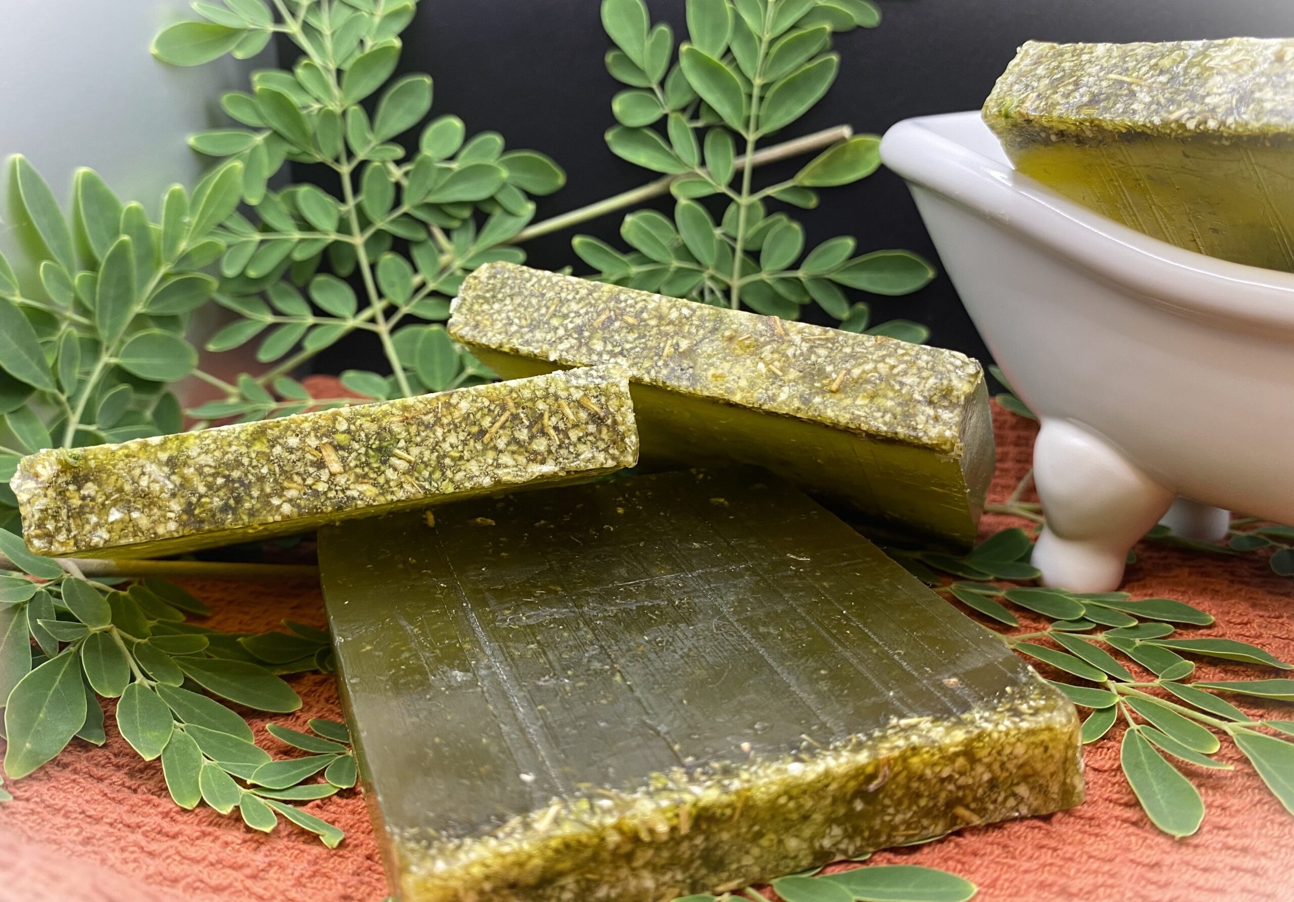 Cucumber Moringa Aloe Soap - Image 2
