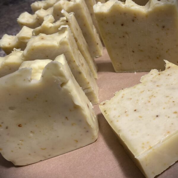 Calendula & Moringa Triple Butter with Shea, Kokum, and Cocoa Butters.