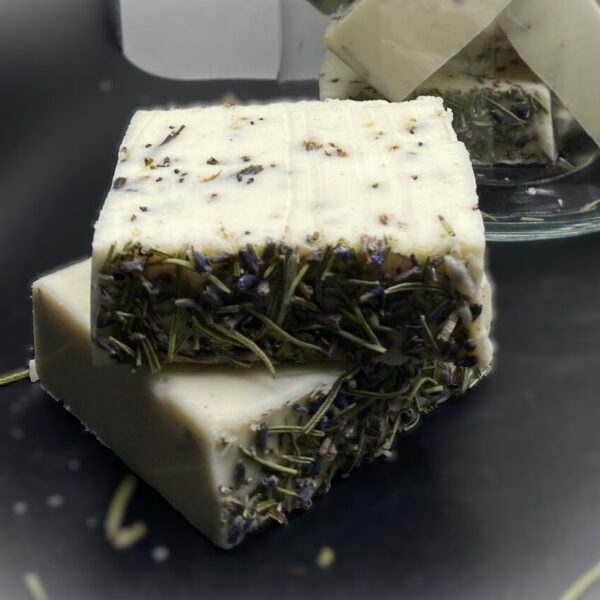 Lavender Rosemary Triple Butter Soap - Cold Process | Small Batch