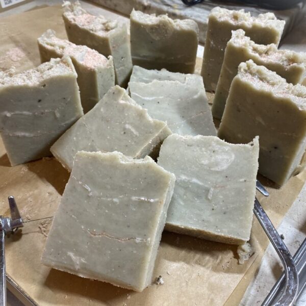 Dead Sea Mud & Himalayan Salt Tallow Soap | Hot Process | Ocean Breeze and Unscented