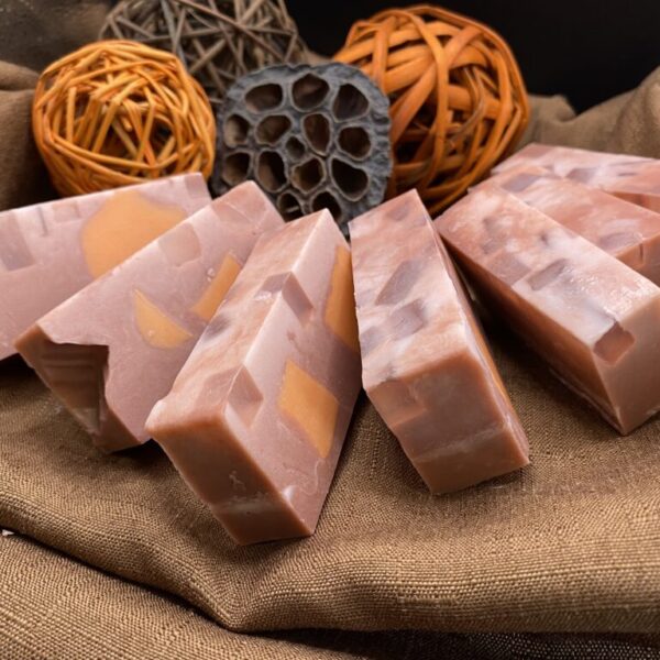 Pumpkin Spice Fall Soap – Limited Edition Goat Milk Soap with Shea Butter, Sweet Almond Oil & Grass-Fed Tallow | Autumn Gift