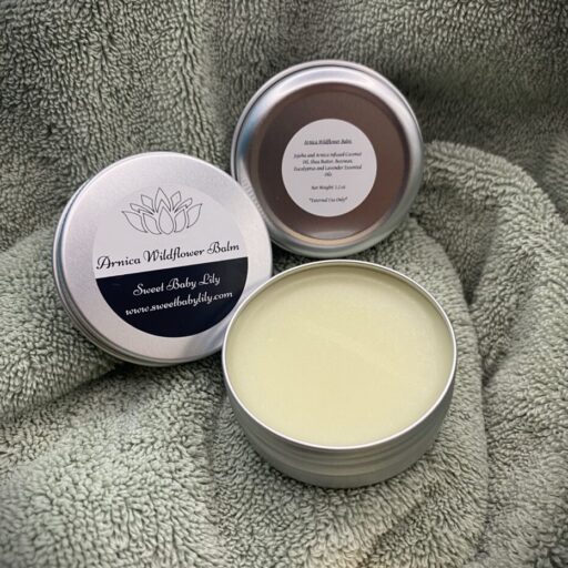 Arnica Wildflower Balm (1 ounce) – Muscle Relief Salve with Eucalyptus & Lavender