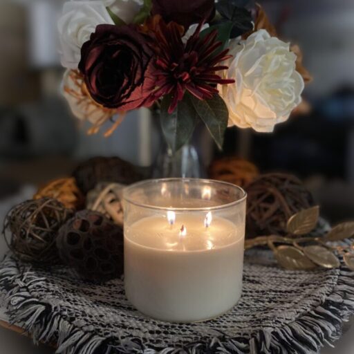 14 oz 3-Wick Soy Blend Candle - Up to 45 Hours of Burn Time