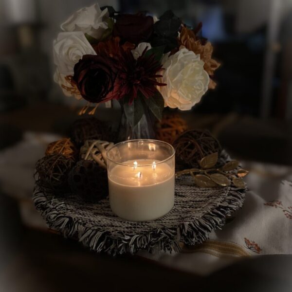 14 oz 3-Wick Soy Blend Candle - Up to 45 Hours of Burn Time