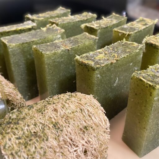 Cucumber Moringa Aloe Large Loaf Bar – Handmade with Helichrysum, Honey & Vitamin E | Refreshing Cucumber Melon Scent