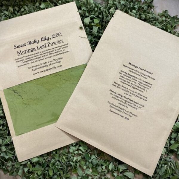 Florida-Grown Moringa Leaf Powder
